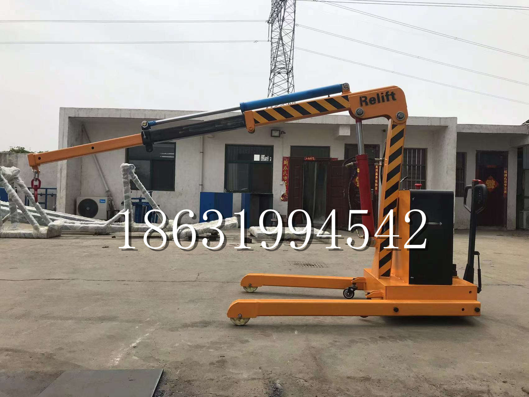 双台子区久征定做3吨三轮随车吊 农用园林绿化移树吊 平板工程用小吊机