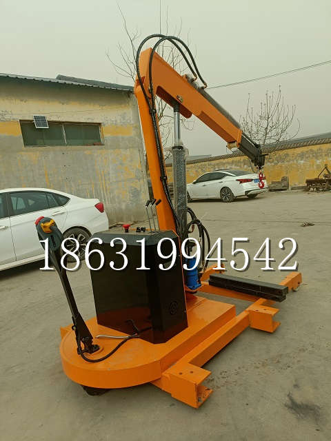 双台子区自卸车厢随车吊 自制轮式四不像起重机 四驱平板吊 5吨 贵盛